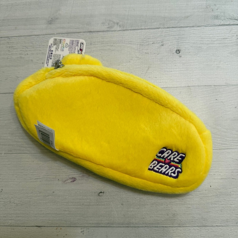Care Bears plush Pencil Case yellow funshine‎ bear NEW - Picture 2 of 4